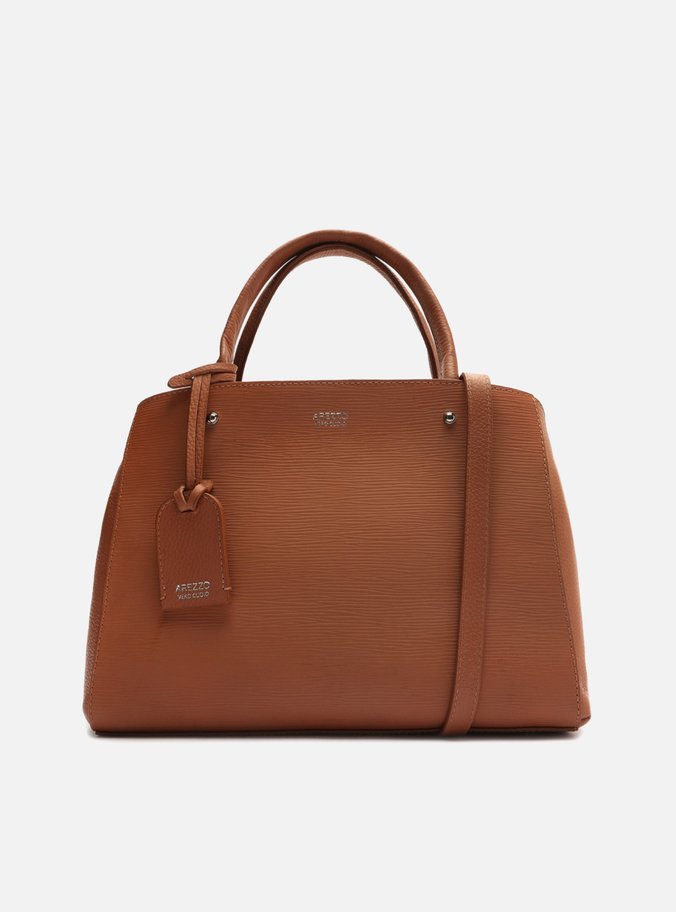 Bolsa Tote Rosa Antigo Couro Bella Média