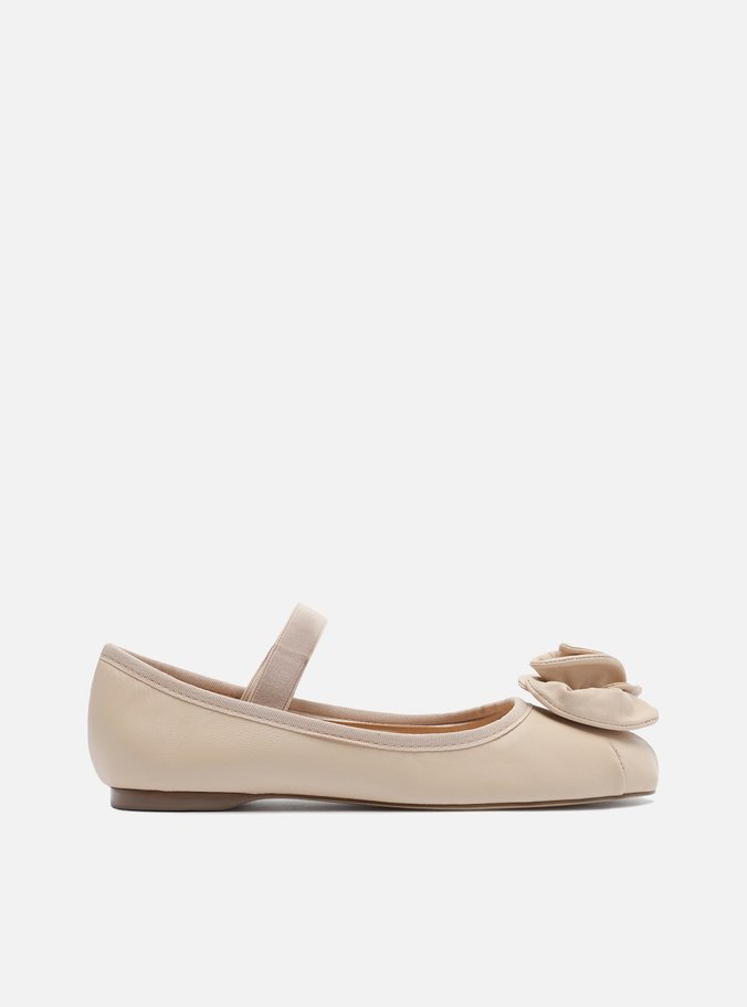 Sapatilha Flor Nude
