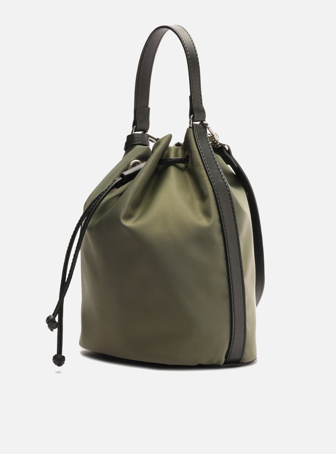 Bolsa Bucket Verde Nylon Média