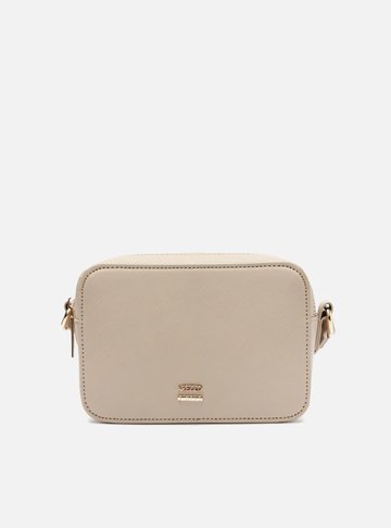 Bolsa Tiracolo Cinza Média
