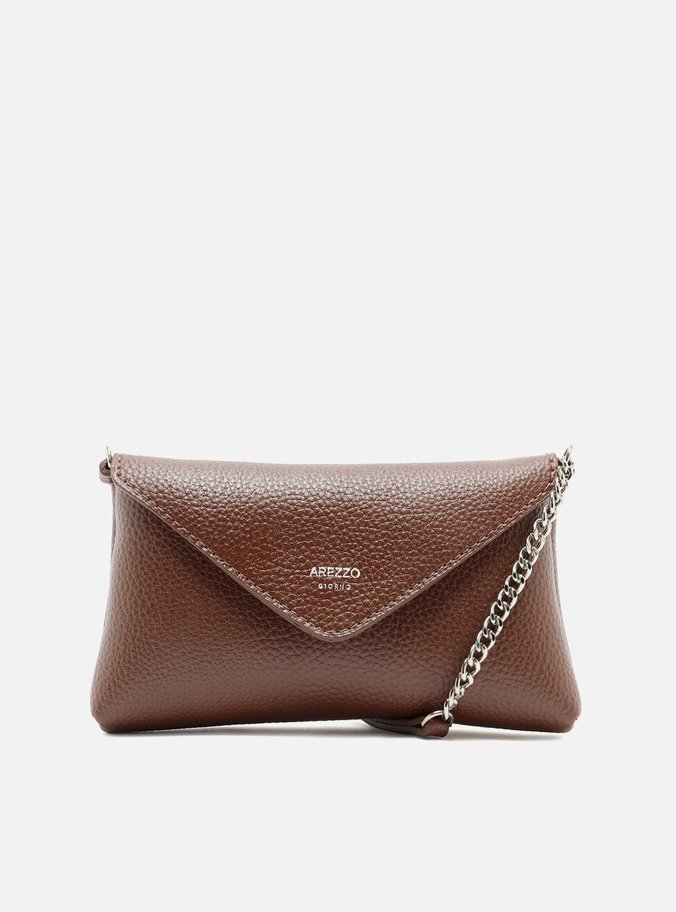 Bolsa Marrom Tiracolo Pequena Corrente