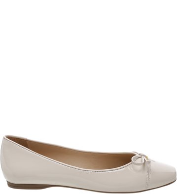 Sapatilha Verniz Square Off White