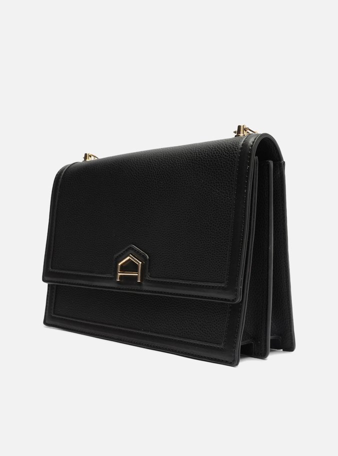 Bolsa Tiracolo Preta Detalhe Pequena