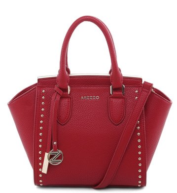 Bolsa Satchel Média Vermelha