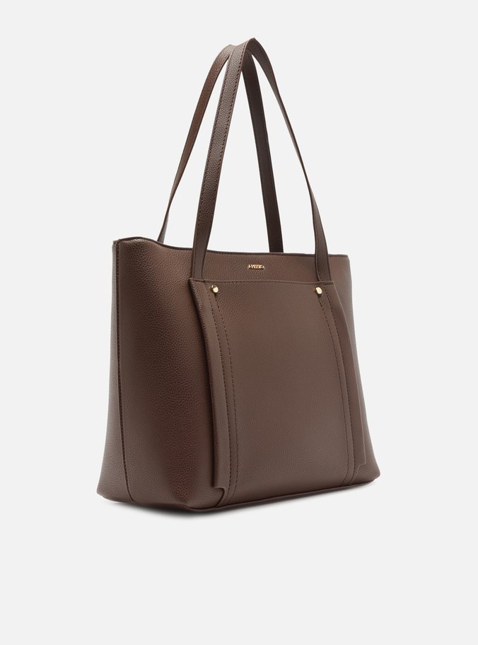 Bolsa Shopping Marrom Média