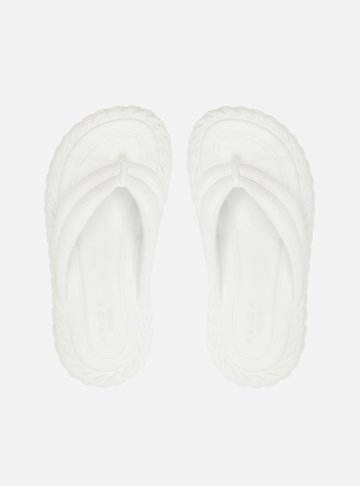 Sandália Branca Flatform Marrocos Bold