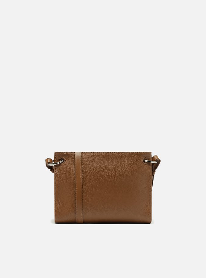 Bolsa Tiracolo Marrom Pequena Tiras Alças