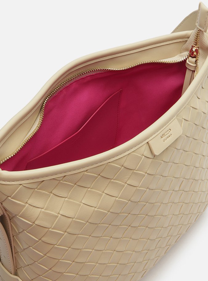 Bolsa Tote Branca Média Tressê Giorno
