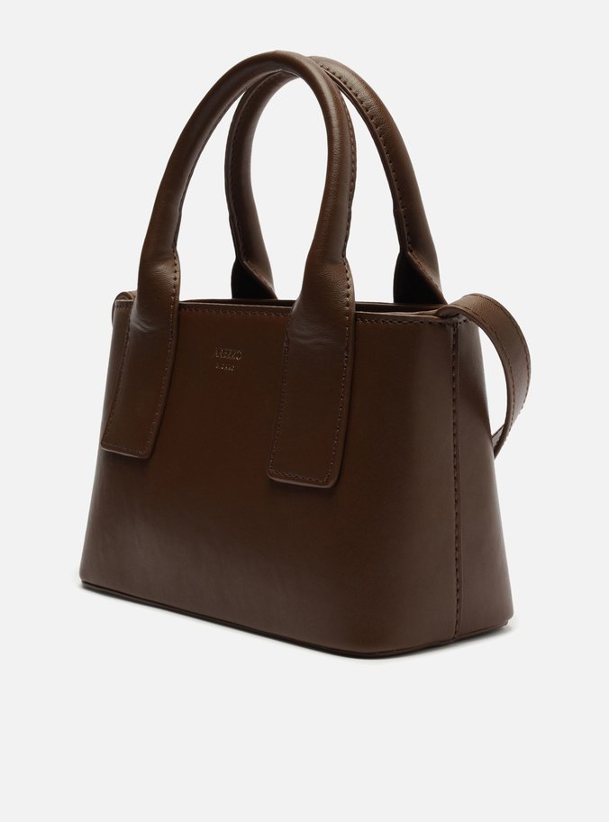 Bolsa Tiracolo Marrom Pequena