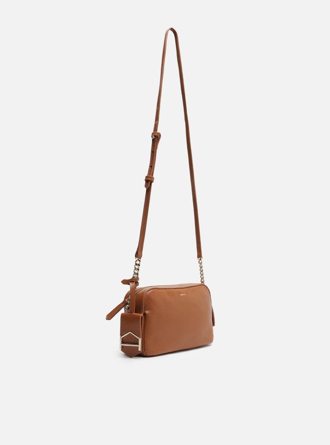 Bolsa Tiracolo Marrom Couro Abraccio 2.0 Pequena