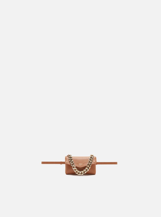 Bolsa Pochete Tiracolo Marrom Pequena