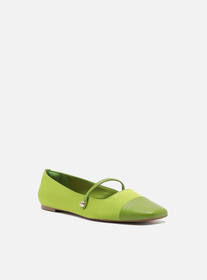 Sapatilha Cetim Cap Toe Verde
