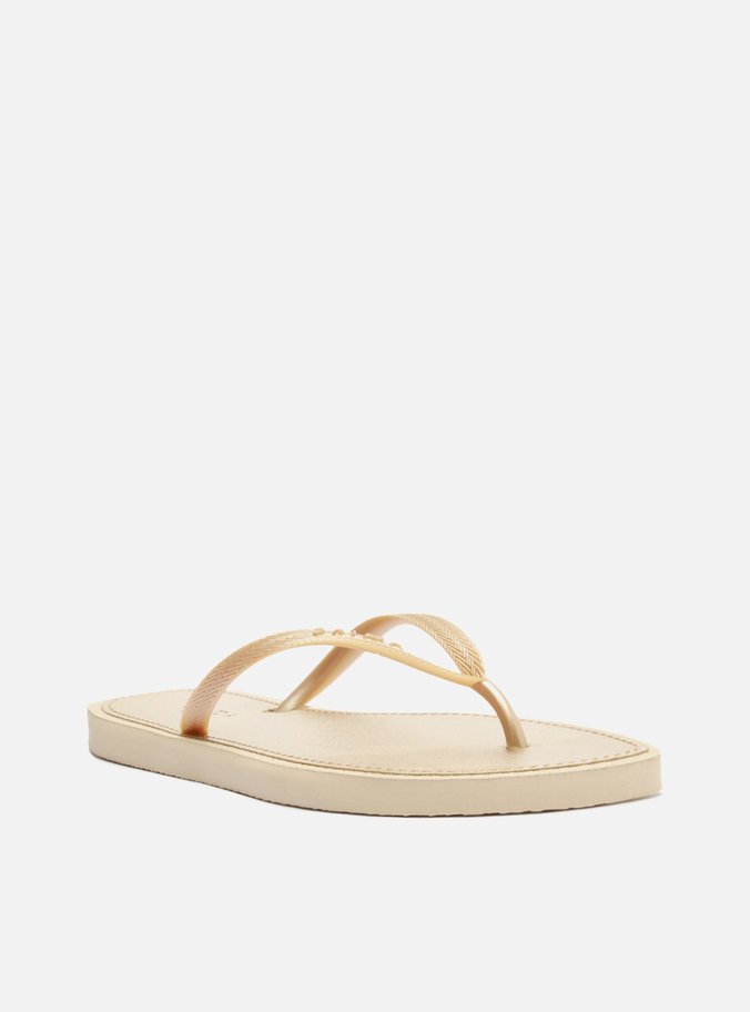 Chinelo de Dedo Dourado Recouro Flash