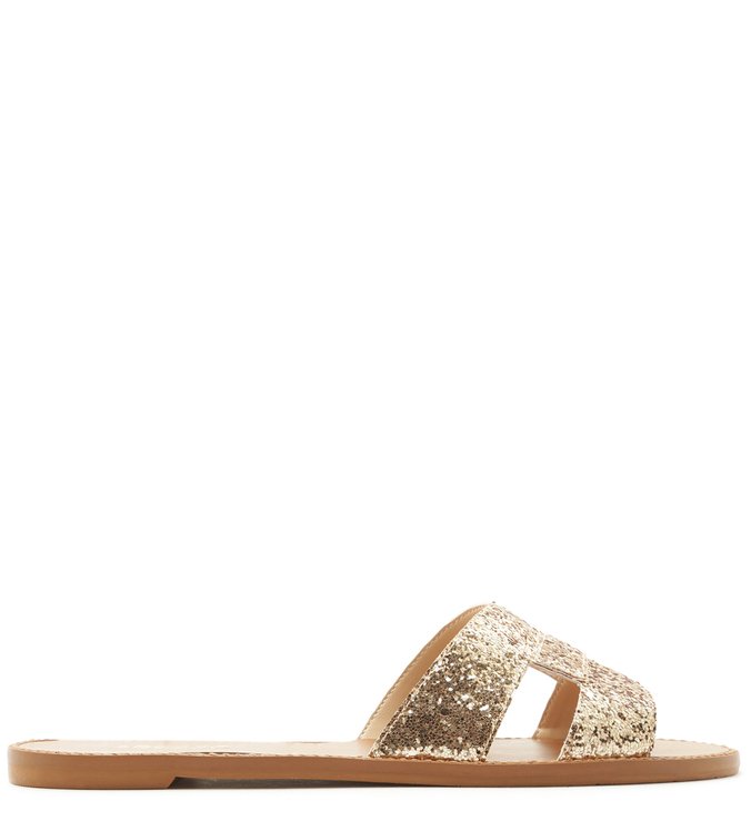 Chinelo Glitter H Ouro