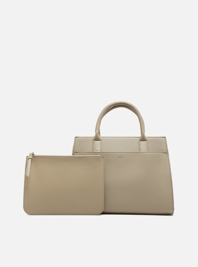 Bolsa Tote Bege Grande