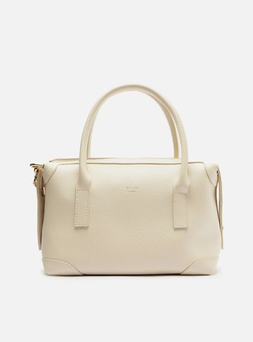 Bolsa Bowling Branca Grande Recortes