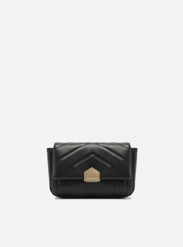 Bolsa Preta Tiracolo Média Matelassê