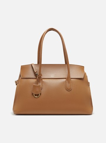 Bolsa Tote Marrom Couro Ária Grande