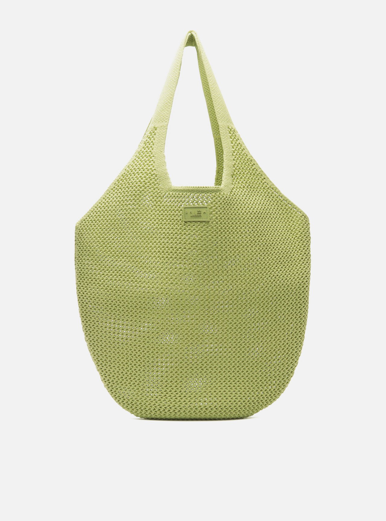 Bolsa Shopping Verde Knit Grande Brizza — foto 1