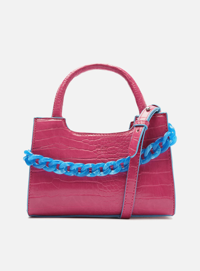 Bolsa Tiracolo Rosa Corrente Pequena