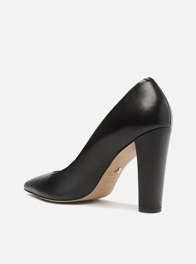 Scarpin Preto Salto Bloco