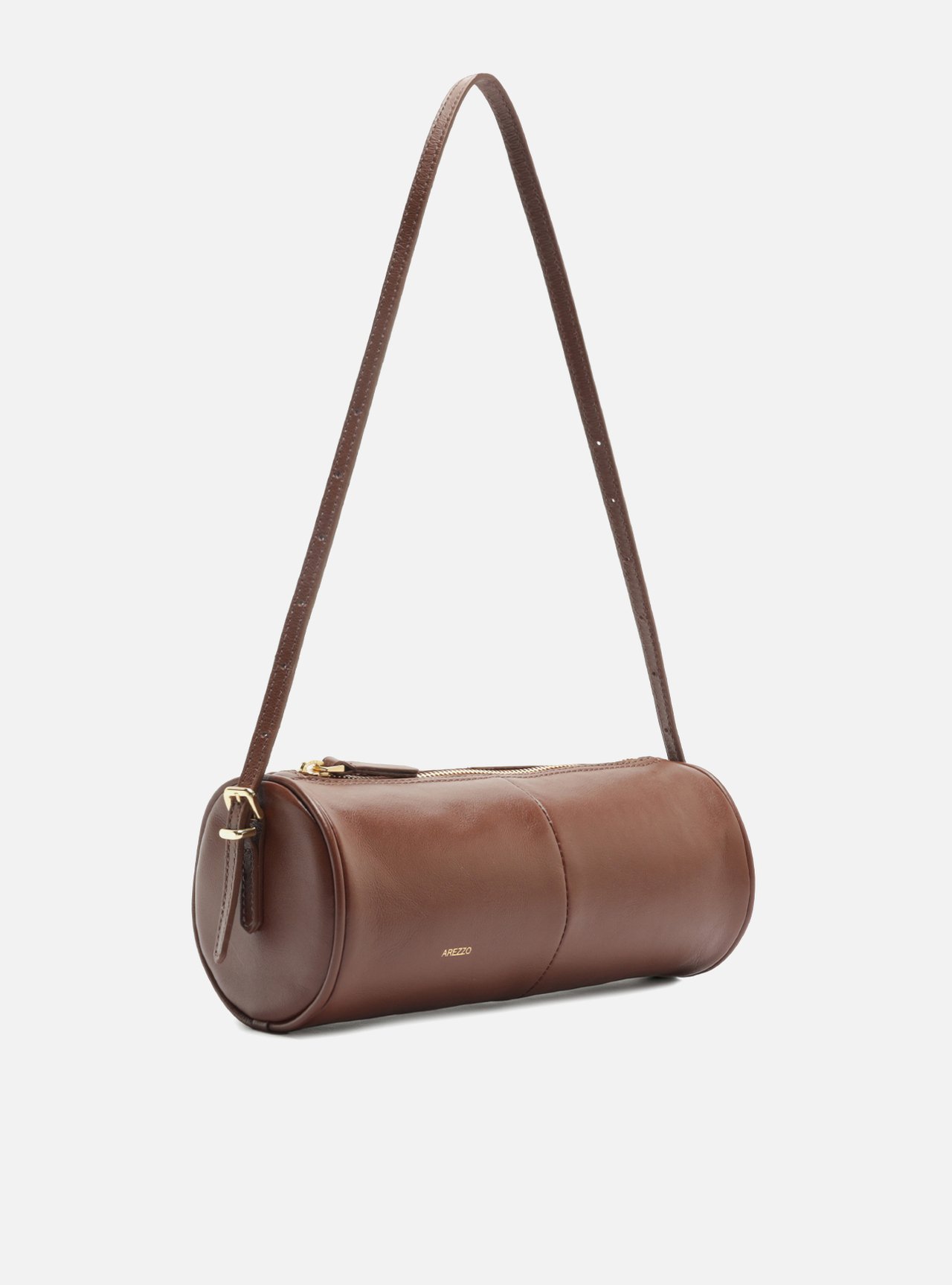 Bolsa Shoulder Marrom Couro Média — foto 5