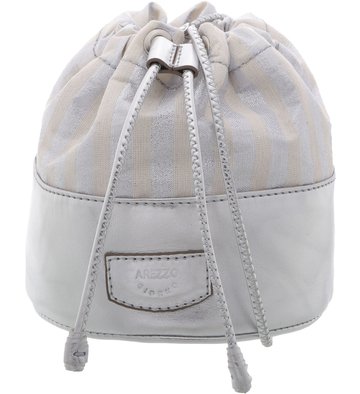 Bolsa Tiracolo Ciccia Listras Prata