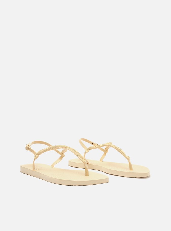Sandália Rasteira Off-White Slim Flash Flex
