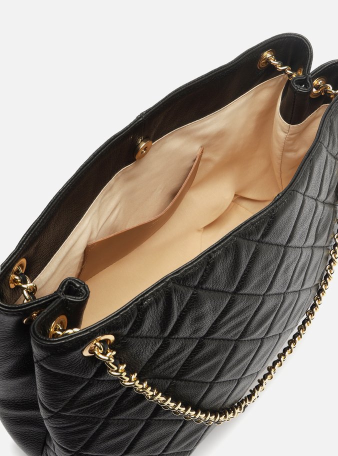 Bolsa Preta Tote Grande