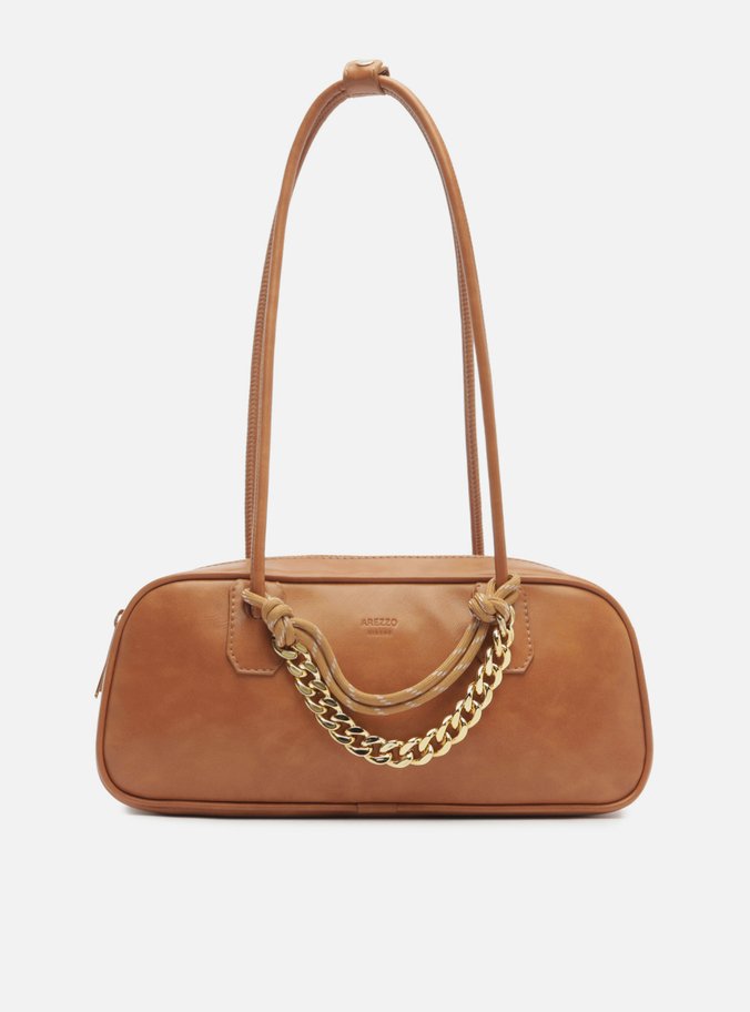 Bolsa Bowling Caramelo Grande Corrente Cordão