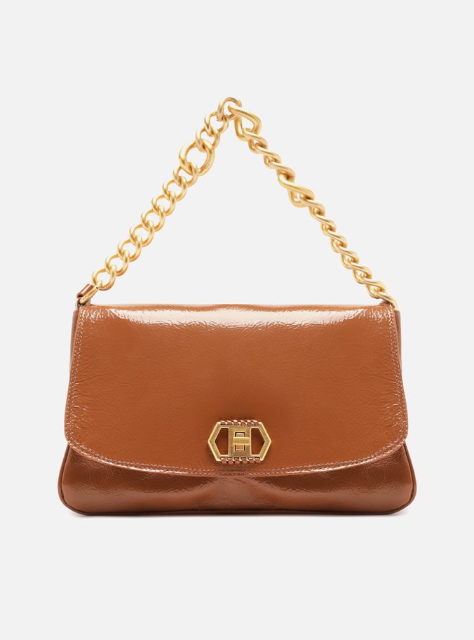 Bolsa Tiracolo Marrom Couro Amélia Grande