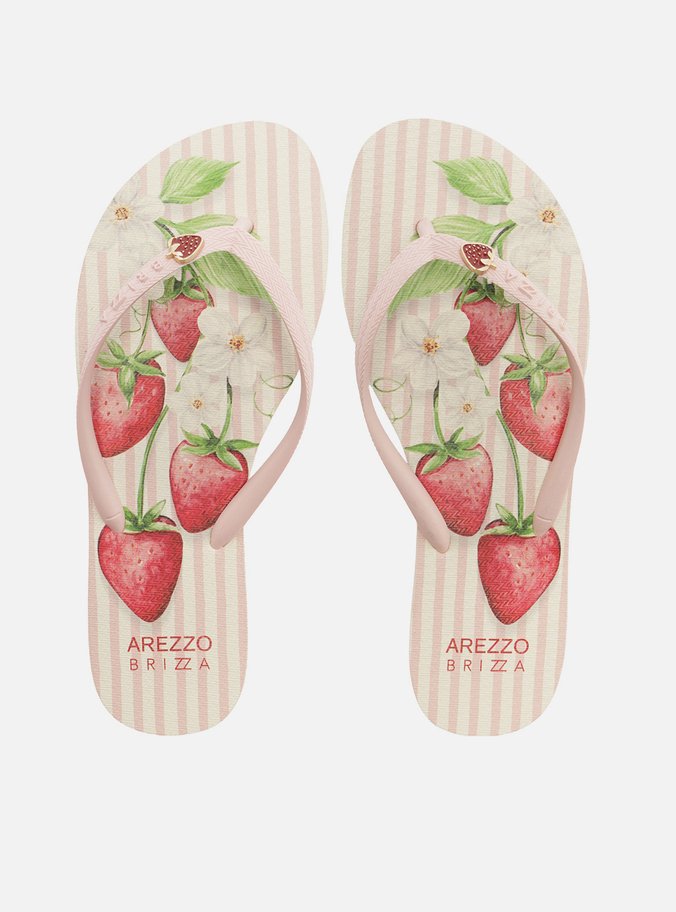 Chinelo de Dedo Verde Plataforma Logo Brizza