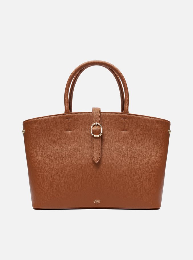 Bolsa Shopping Marrom Grande