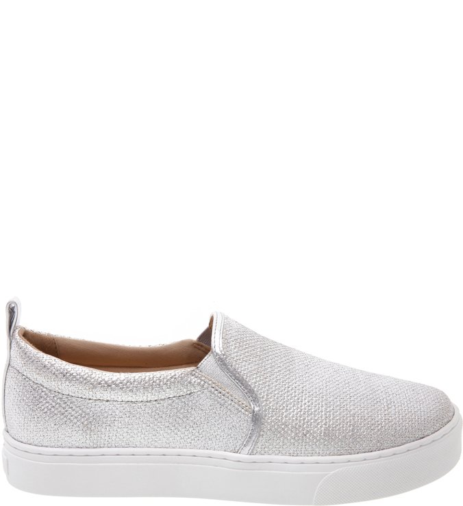 Tênis Slip-on Prata/Silver
