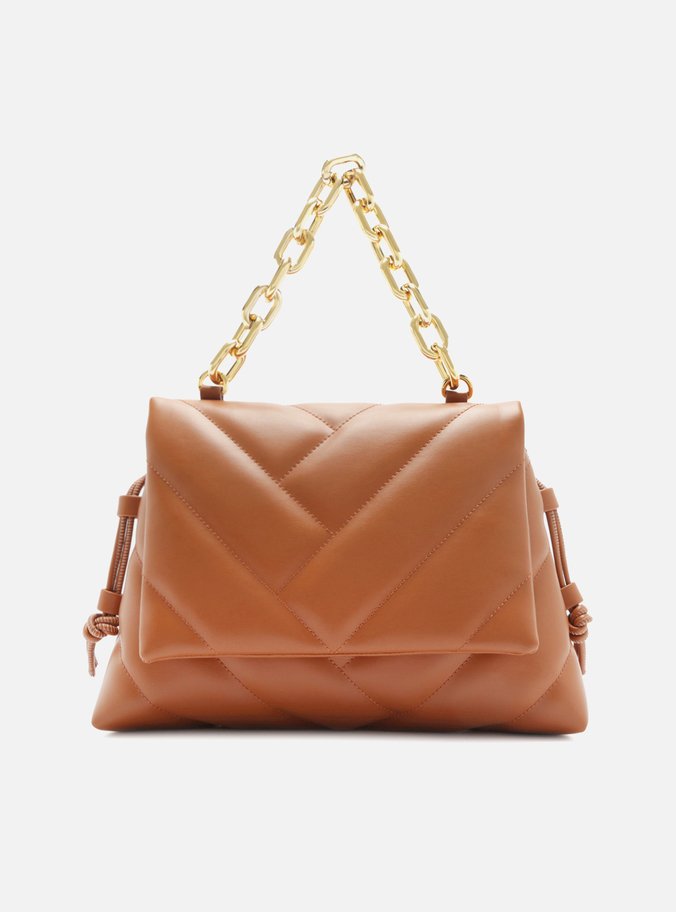 Bolsa Tiracolo Marrom Grande