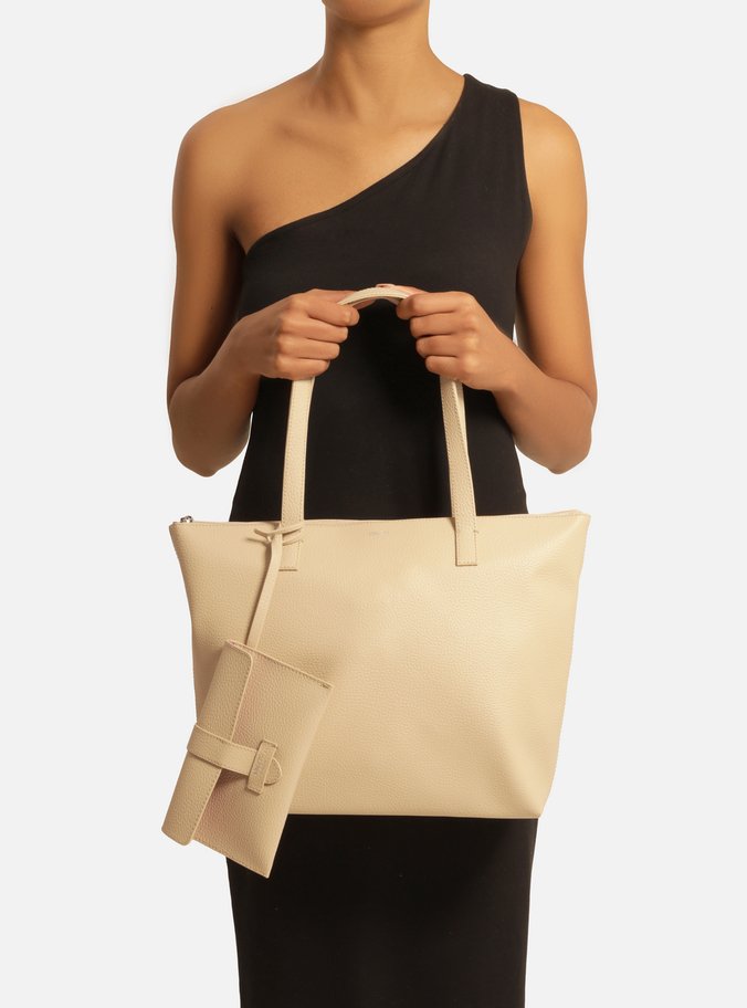 Bolsa Shopping Nude Mercato Grande