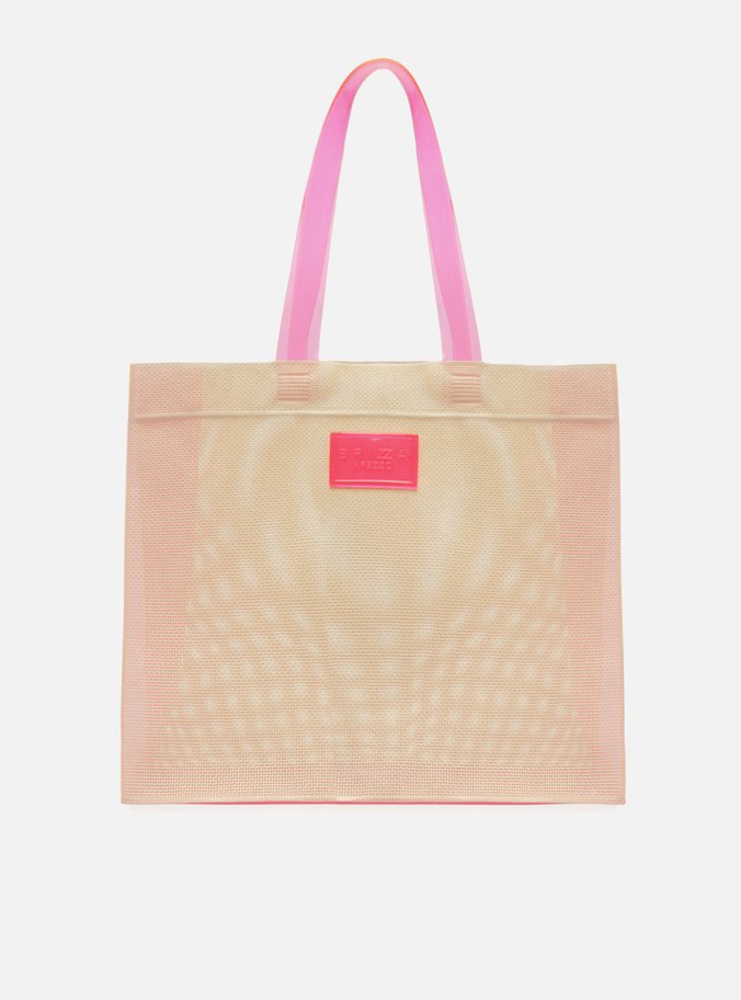 Bolsa Shopping Rosa Palha Carmel Grande Brizza