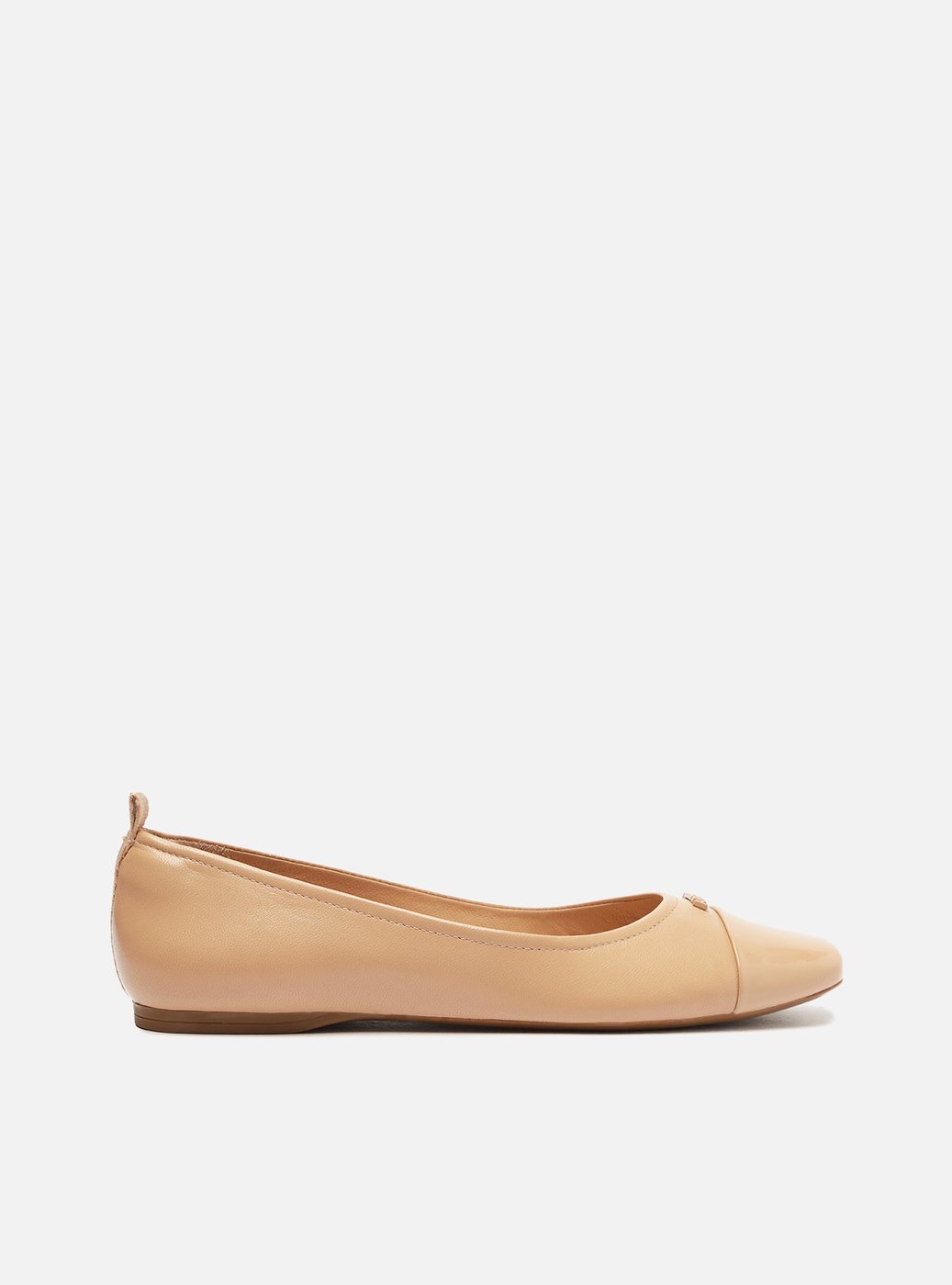 Sapatilha Bege Bico Quadrado Cap Toe | Arezzo