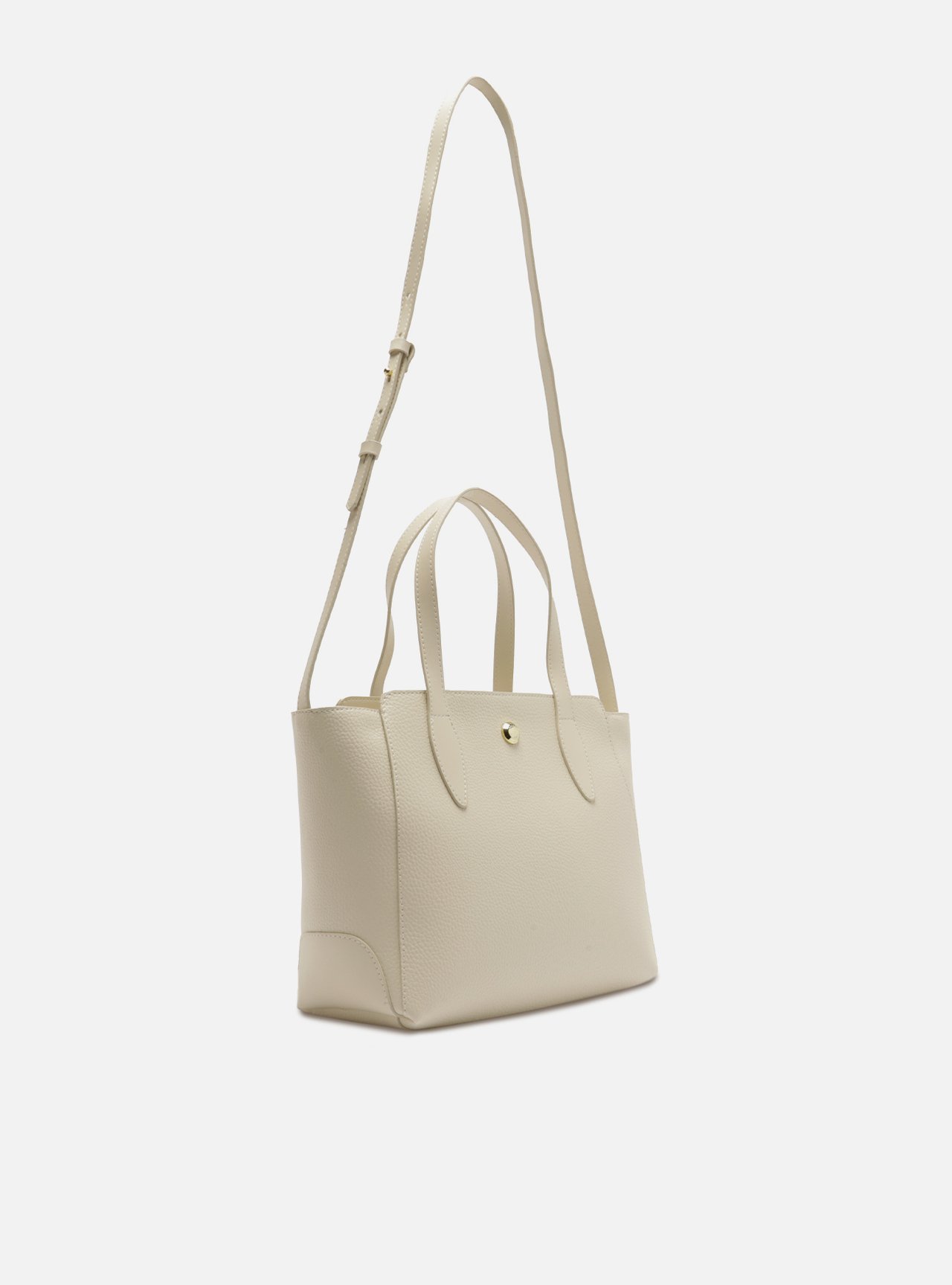 Bolsa Tote Branca Média Metais — foto 5