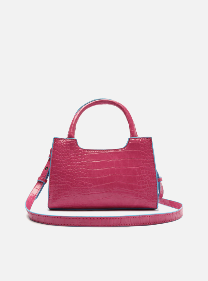 Bolsa Tiracolo Rosa Corrente Pequena