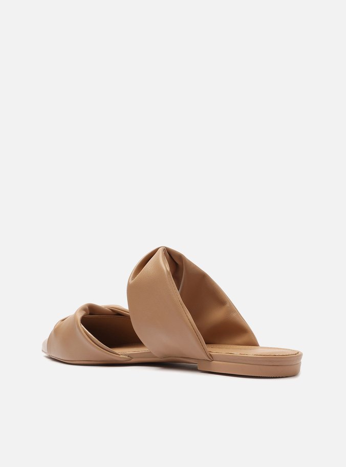 Mule Nude Tiras Torcidas
