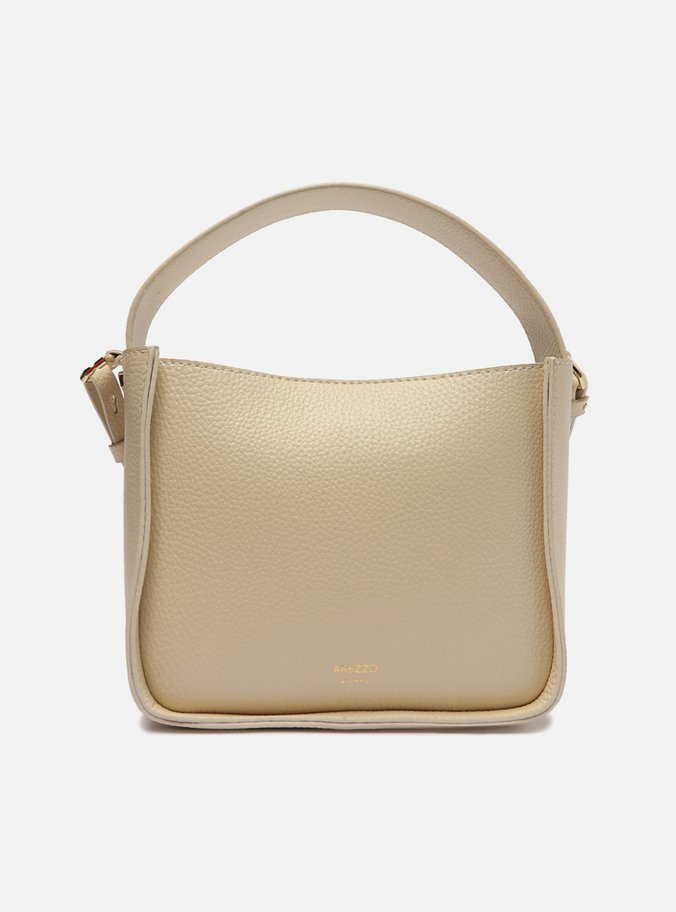 Bolsa Tote Off-White Couro Pouch Pequena