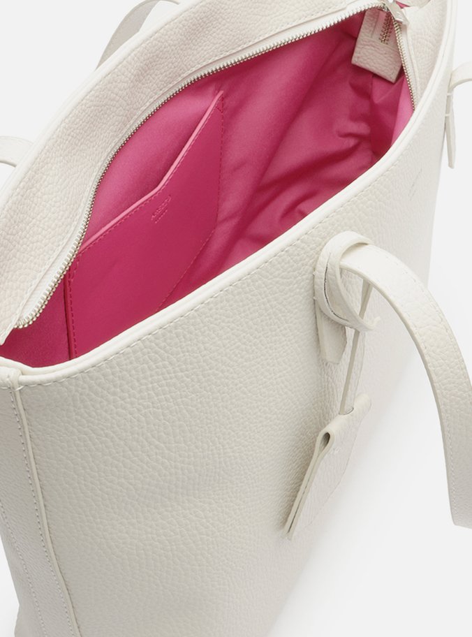Bolsa Shopping Branca Grande Bag Charm