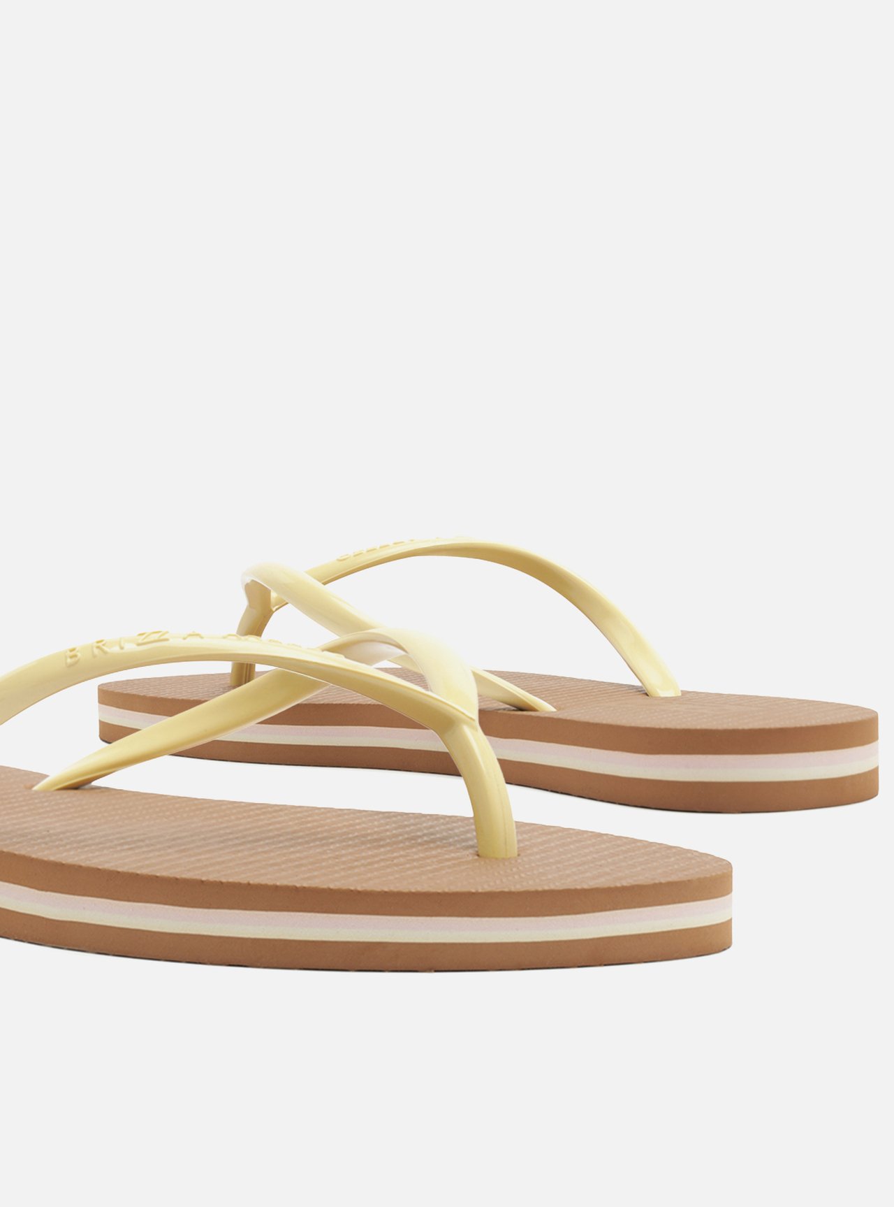 Chinelo de Dedo Branca Plataforma Tiras Brizza — foto 4