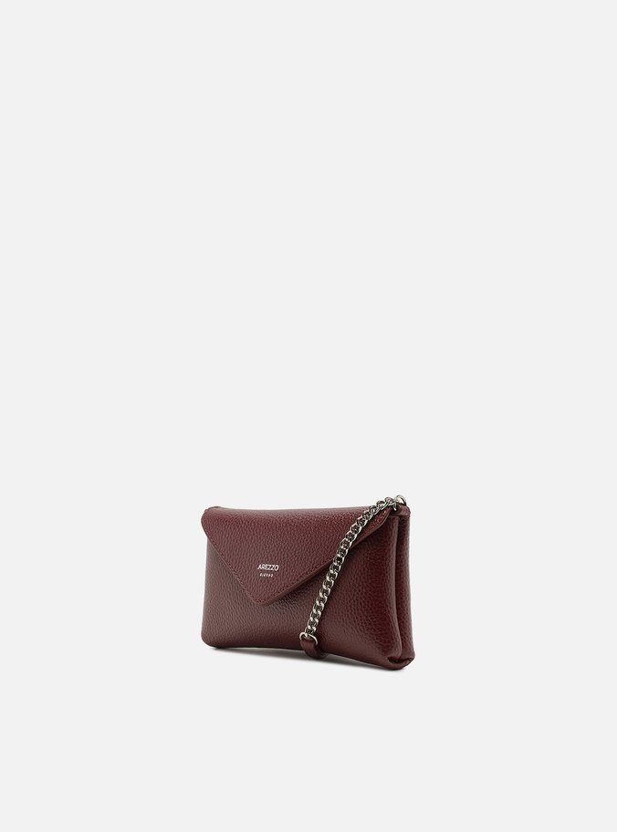 Bolsa Tiracolo Bordô Giorno Pequena Envelope