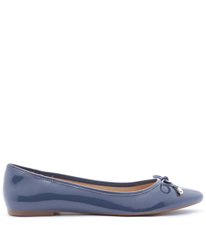 Sapatilha Verniz Azul Navy Blue