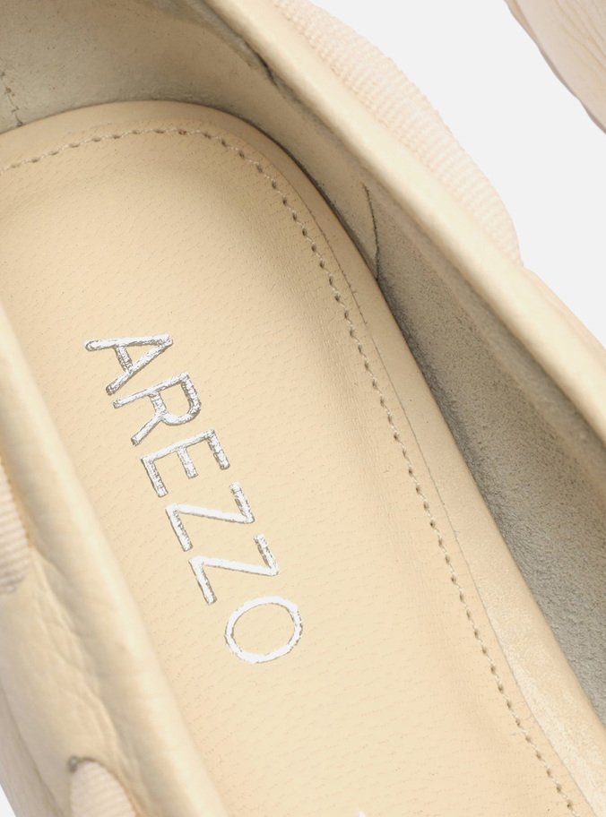 Mocassim Off-White Francesca