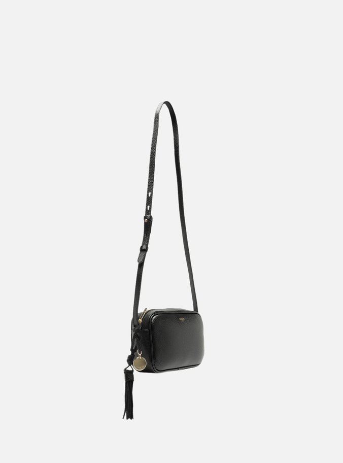 Bolsa Tiracolo Preta Pequena Charm Barbicacho