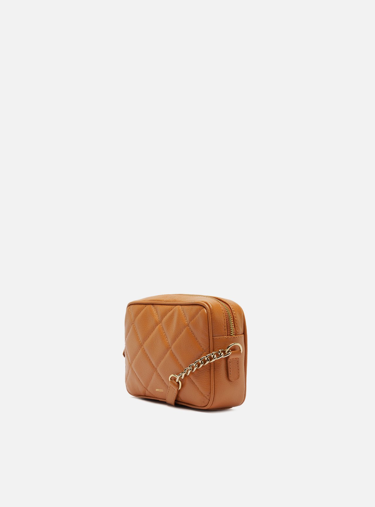 Bolsa Tiracolo Marrom Couro Matelassê Gab Pequena — foto 2