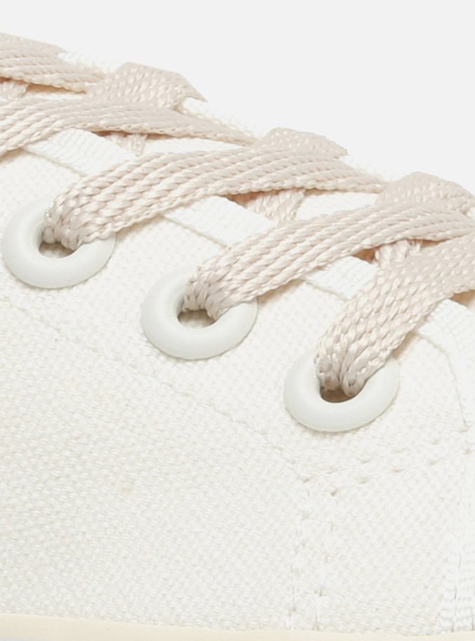 Tênis ZZ Play Branco e Off-white Lona